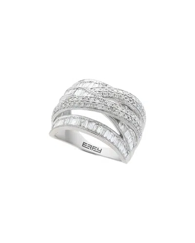 Effy Fine Jewelry 14k 1.38 Ct. Tw. Diamond Ring In Metallic