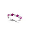 Effy Fine Jewelry 14k 1.39 Ct. Tw. Diamond & Ruby Ring