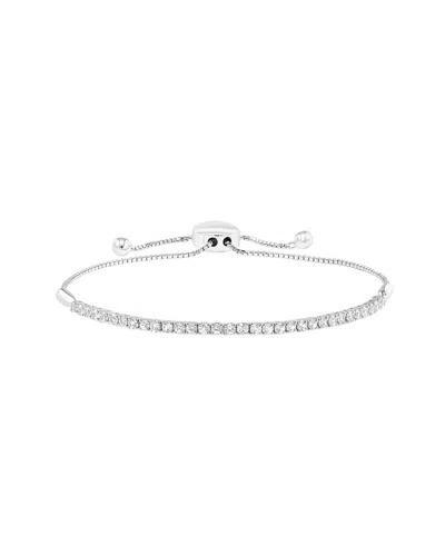 Effy Fine Jewelry 14k 1.40 Ct. Tw. White Sapphire Bracelet In Metallic
