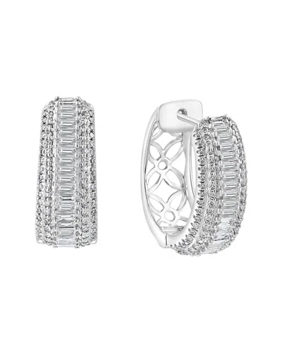 Effy Fine Jewelry 14k 1.41 Ct. Tw. Diamond Earrings In Metallic