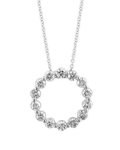 Effy Fine Jewelry 14k 1.45 Ct. Tw. Lab-grown Diamond Necklace In Metallic