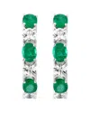 Effy Fine Jewelry 14k 1.54 Ct. Tw. Emerald In Green