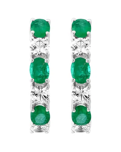 Effy Fine Jewelry 14k 1.54 Ct. Tw. Emerald In Green