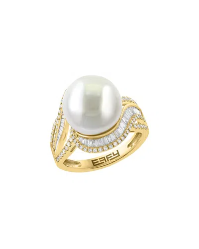 Effy Fine Jewelry 14k 1.58 Ct. Tw. Diamond & Ruby Ring In Gold