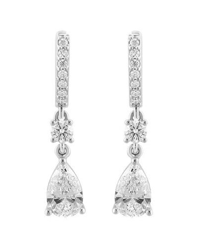 Effy Fine Jewelry 14k 1.62 Ct. Tw. Lab-grown Diamond Hoops In White
