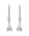 Effy Fine Jewelry 14k 1.62 Ct. Tw. Lab-grown Diamond Hoops In White