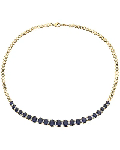 Effy Fine Jewelry 14k 16.21 Ct. Tw. Diamond & Sapphire Necklace