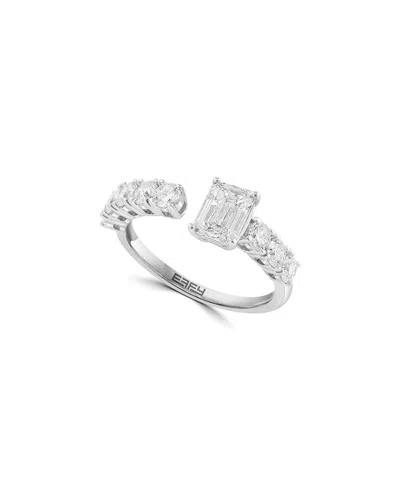 Effy Fine Jewelry 14k 1.84 Ct. Tw. Lab-grown Diamond Ring In White
