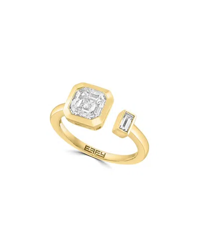 Effy Fine Jewelry 14k 2.08 Ct. Tw. Lab-grown Diamond Ring In Multi