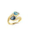 Effy Fine Jewelry 14k 2.37 Ct. Tw. Diamond & Gemstone Ring In Gold