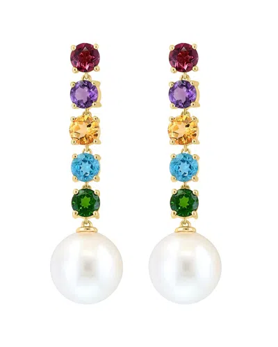 Effy Fine Jewelry 14k 2.40 Ct. Tw. Amethyst, Citrine, Sky Blue Topaz, Pink  Tourmaline, Chrome Diops