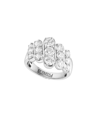 Effy Fine Jewelry 14k 2.44 Ct. Tw. Lab-grown Diamond Ring In Metallic