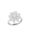 Effy Fine Jewelry 14k 2.45 Ct. Tw. Lab-grown Diamond Ring In Metallic