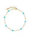 Effy Fine Jewelry 14k 2.52 Ct. Tw. Turquoise Bracelet In Gold