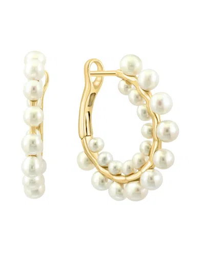 Effy Fine Jewelry 14k 2.5,3.5mm Pearl Earrings In Gold