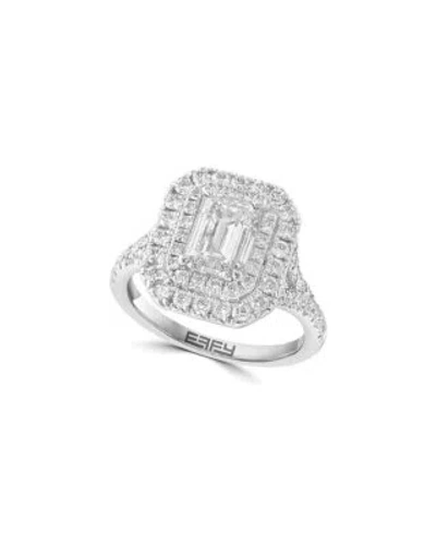 Pre-owned Effy Fine Jewelry 14k 2.87 Ct. Tw. Lab-grown Diamond Ring Women's 7 In White