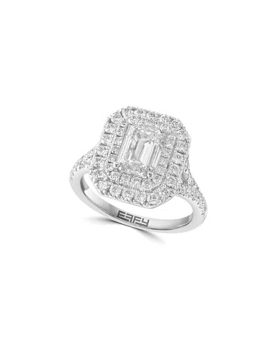 Effy Fine Jewelry 14k 2.87 Ct. Tw. Lab-grown Diamond Ring In Metallic