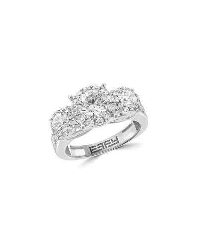 Effy Fine Jewelry 14k 2.89 Ct. Tw. Lab-grown Diamond Ring In White
