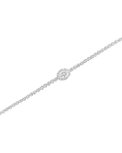 Effy Fine Jewelry 14k 2.95 Ct. Tw. Lab-grown Diamond Tennis Bracelet In White