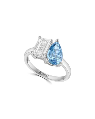 Effy Fine Jewelry 14k 3.03 Ct. Tw. Lab-grown Diamond Ring In Multi