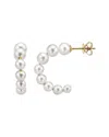 Effy Fine Jewelry 14k 3,4,5mm Pearl Earrings In Metallic