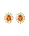 Effy Fine Jewelry 14k 3.68 Ct. Tw. Diamond & Citrine Earrings