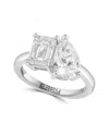 Effy Fine Jewelry 14k 3.92 Ct. Tw. Lab-grown Diamond Ring In White