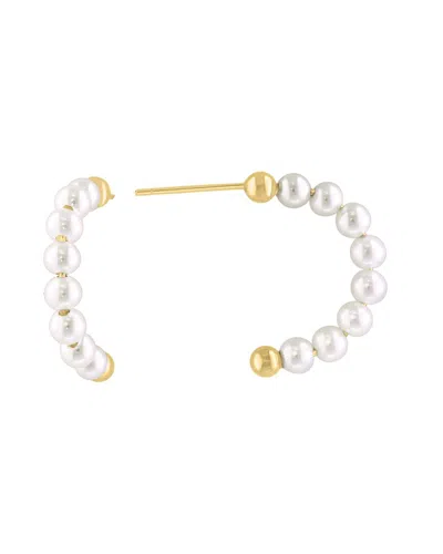 Effy Fine Jewelry 14k 3mm Pearl Earrings In White