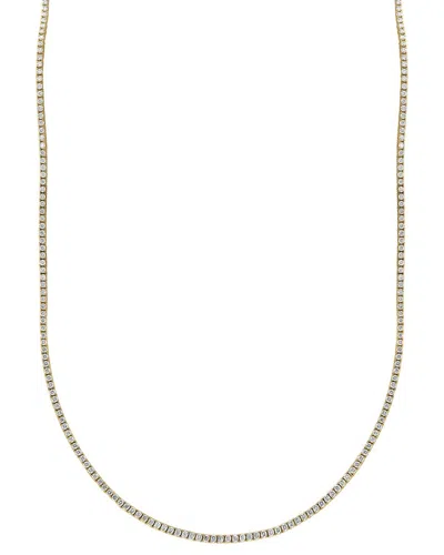 Effy Fine Jewelry 14k 4.08 Ct. Tw. Diamond Tennis Necklace In Gold
