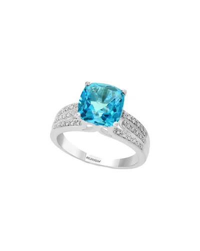 Effy Fine Jewelry 14k 4.58 Ct. Tw. Diamond & Blue Topaz Ring