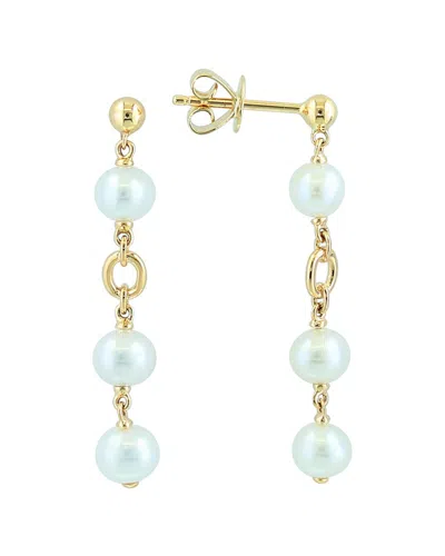 Effy Fine Jewelry 14k 4.5mm Pearl Earrings In Gold