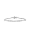 Effy Fine Jewelry 14k 4.84 Ct. Tw. Lab-grown Diamond Bracelet In Metallic