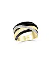 Effy Fine Jewelry 14k 4.97 Ct. Tw. Diamond & Onyx Ring In Multi