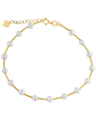 Effy Fine Jewelry 14k 4mm Pearl Bracelet In Gold