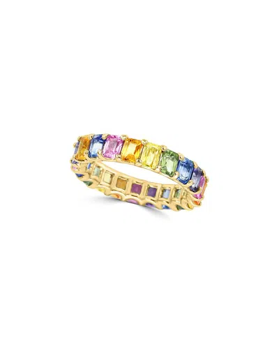 Effy Fine Jewelry 14k 5.19 Ct. Tw. Sapphire Cz Ring