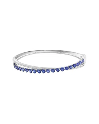Effy Fine Jewelry 14k 5.53 Ct. Tw. Diamond & Sapphire Bracelet In Purple