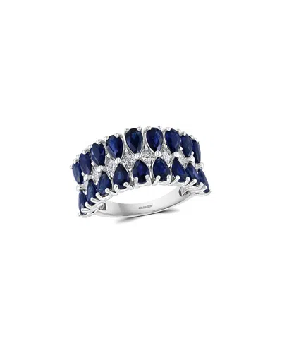 Effy Fine Jewelry 14k 5.62 Ct. Tw. Diamond & Sapphire Ring