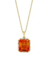 Effy Fine Jewelry 14k 6.14 Ct. Tw. Diamond & Citrine Necklace