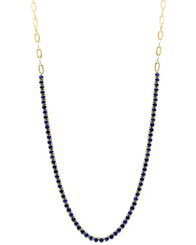 Effy Fine Jewelry 14k 6.24 Ct. Tw. Sapphire Necklace