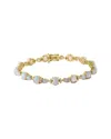 Effy Fine Jewelry 14k 6.40 Ct. Tw. Diamond & Ethiopian Opal Bracelet In Gold