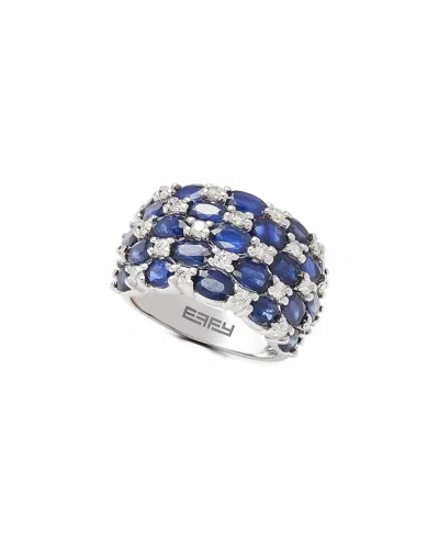 Effy Fine Jewelry 14k 7.21 Ct. Tw. Diamond & Sapphire Ring