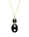 Effy Fine Jewelry 14k 7.57 Ct. Tw. Diamond & Onyx Pendant Necklace