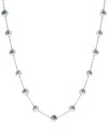 Effy Fine Jewelry 14k Grey Freshwater Pearl & 5.5mm Pearl Necklace In Metallic