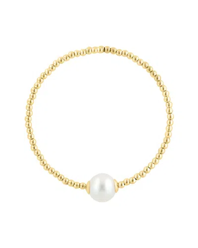 Effy Fine Jewelry 14k Over Silver 10.5mm Pearl Bracelet In Gold