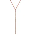 Effy Fine Jewelry 14k Rose Gold 0.14 Ct. Tw. Diamond Necklace In Gold