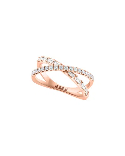 Effy Fine Jewelry 14k Rose Gold 0.45 Ct. Tw. Diamond Ring