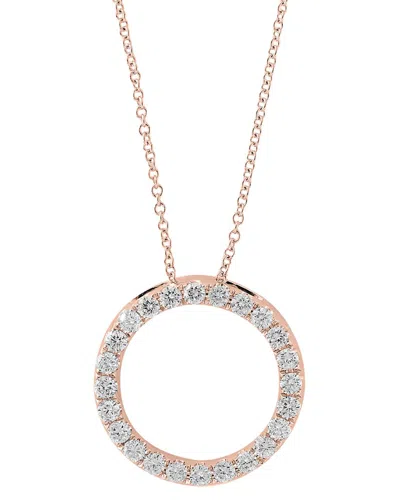 Effy Fine Jewelry 14k Rose Gold 0.76 Ct. Tw. Diamond Necklace