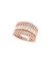 Effy Fine Jewelry 14k Rose Gold 0.91 Ct. Tw. Diamond Ring