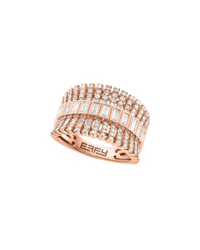 Effy Fine Jewelry 14k Rose Gold 0.91 Ct. Tw. Diamond Ring