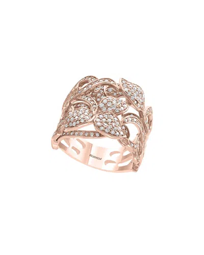 Effy Fine Jewelry 14k Rose Gold 0.94 Ct. Tw. Diamond Ring In Metallic